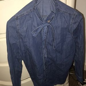 Madewell Denim Tie Button Down